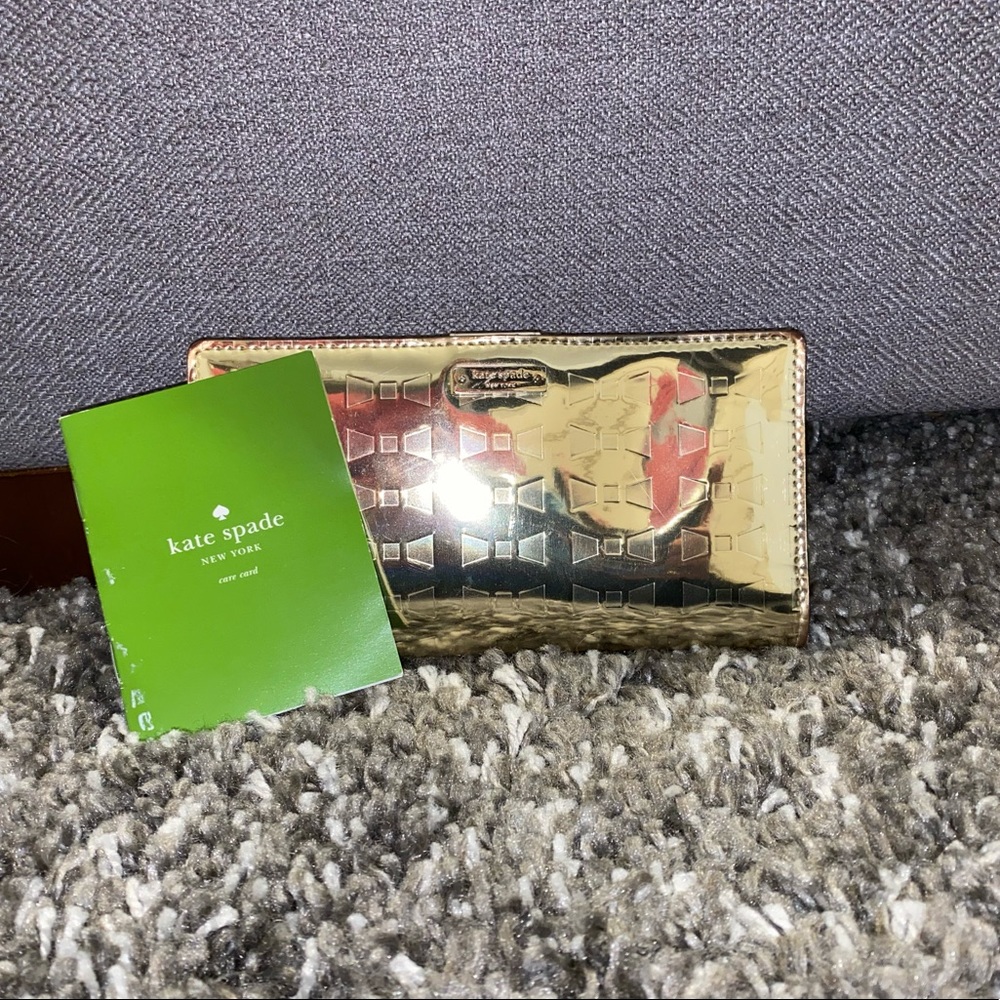 Gold Kate Spade Wallet